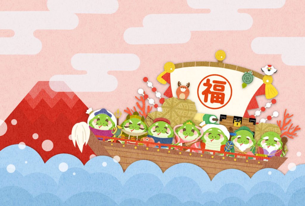 2025年 年賀状　巳07　文字無